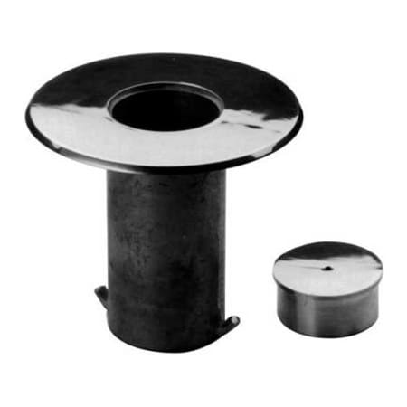 Lavi Industries Lavi Industries, Floor Socket with Cap, for 2" Tubing, Polished Stainless Steel 40-545/2